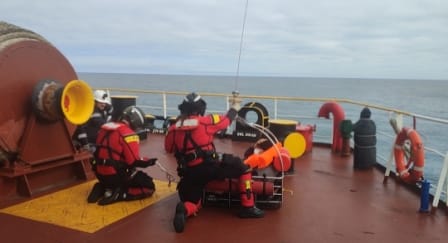 "Manta Zuhal" gemisinden nefes kesen kurtarma