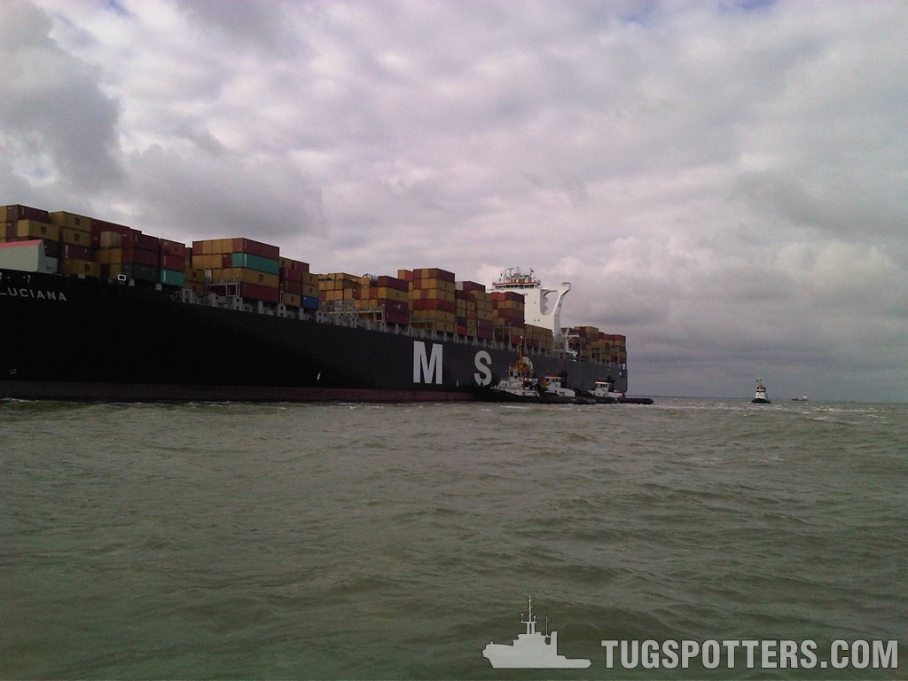 MSC LUCIANA BOYLE YUZDURULDU