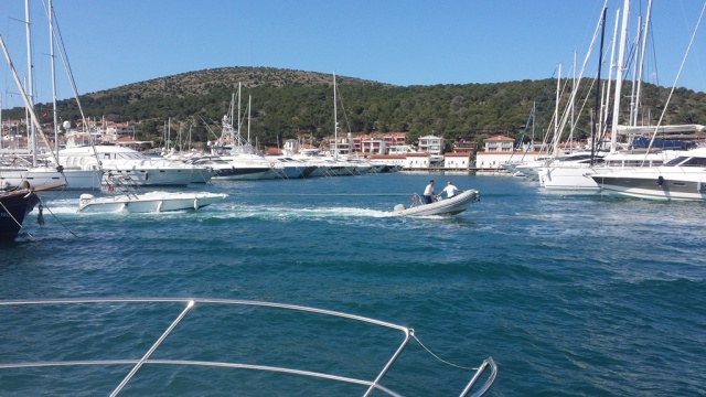 Çeşme Marinada Tatbikat