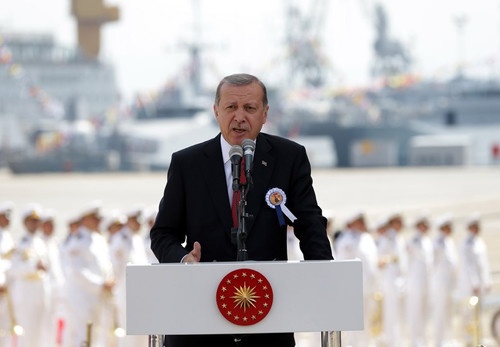 Burgazada Korvetinin denize indirilmesi