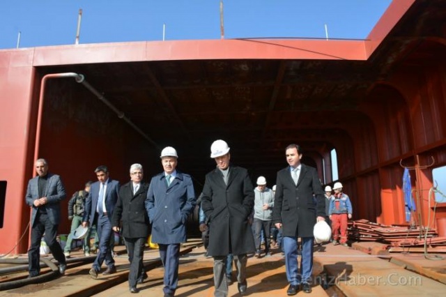 Cemalettin Şevli, En Büyük Feribotu Denetledi