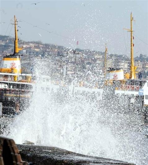 ISTANBULDA LODOS MANZARALARI
