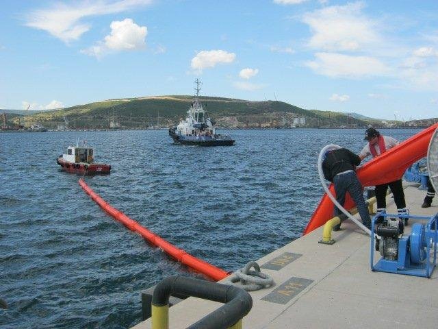 DENIZ KIRLILIGINE ACIL MUDAHALE TATBIKATI