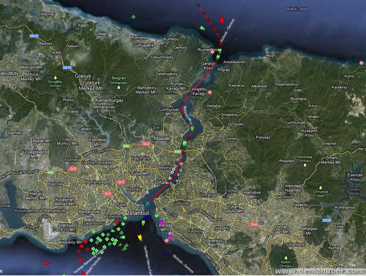 BESIKTAS DARDANELLES BOGAZDAN GECTI