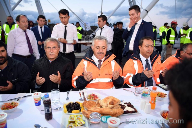 Bakan Arslan 3. Köprüde incelemelerde bulundu