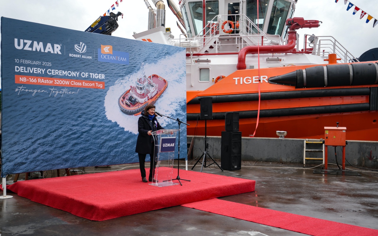 UZMAR, 2025'in İlk Yüksek Teknoloji 'TIGER' Römorkörünü Teslim Etti