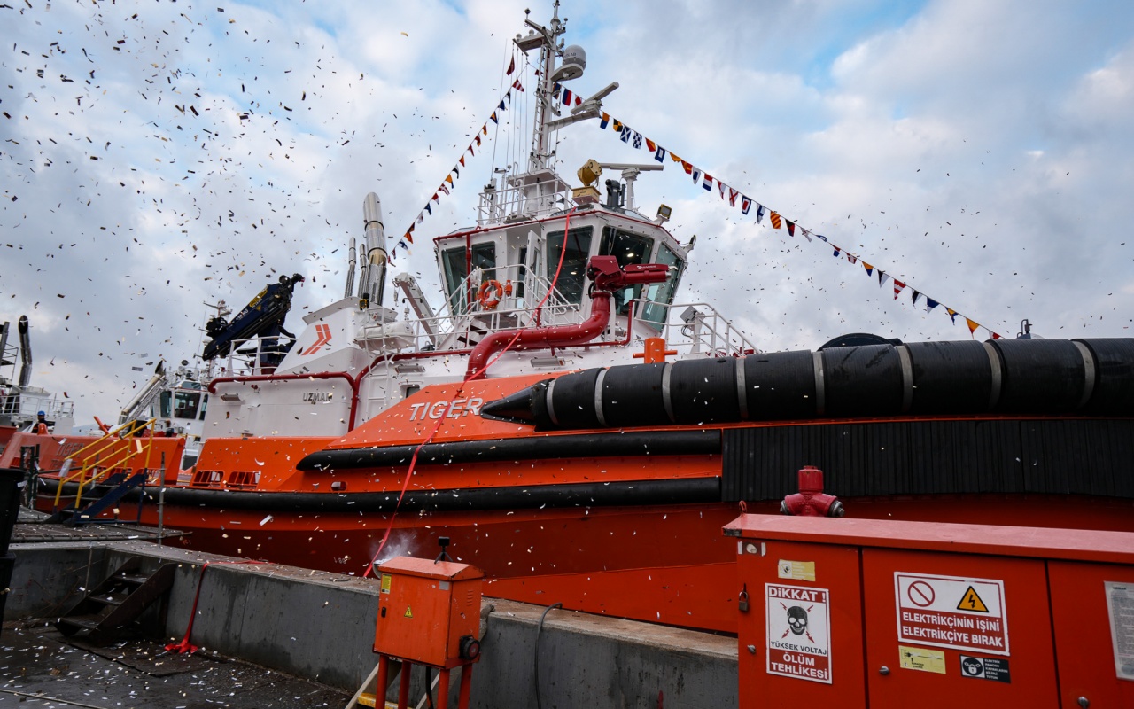 UZMAR, 2025'in İlk Yüksek Teknoloji 'TIGER' Römorkörünü Teslim Etti