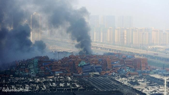 Tiancin&#039;deki patlamada ölü sayısı 139&#039;a çıktı