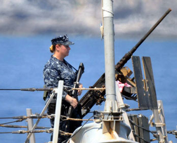 Savaş Gemisinde 43 Decerecede Nöbet