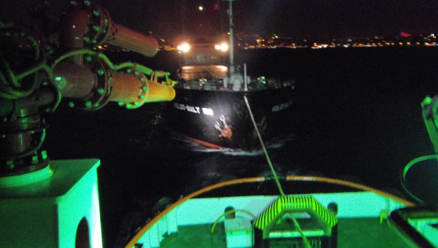 Volgobalt 193, Boğaz'da Arızalandı