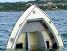 Palamar Teknesi, Marmara Denizi'nde Battı