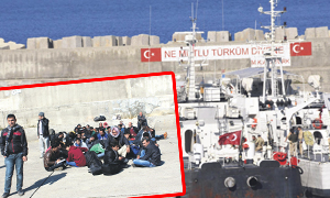 20 kişi kapasiteli bir teknede 117 kaçak yakalandı