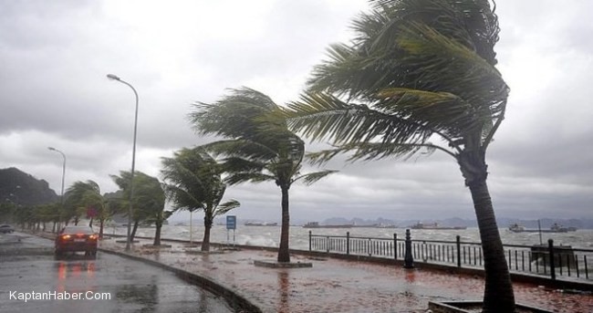 Akdeniz ve Ege Denizi İçin "Fırtınamsı Rüzgar" Uyarısı