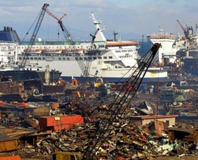 Gemilerden 266 bin ton hurda çıktı