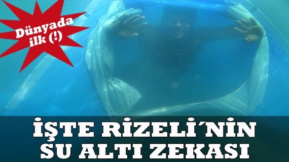 Rizeli'nin ilginç serinleme yöntemi!