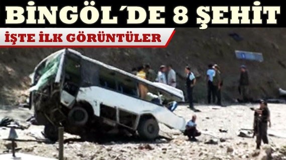 Bingöl'de hain pusu: 8 Şehit