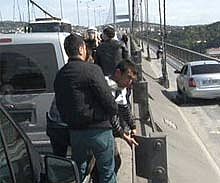 Boğaziçi Köprüsü&#039;nde Hareketli Dakikalar