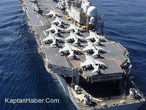 25 savaş uçağını barından gemi satılığa çıkarıldı