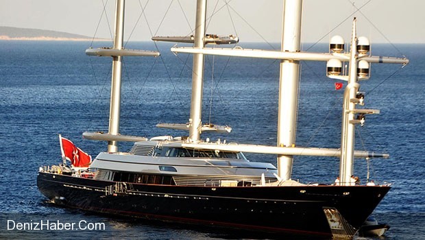 Dünyanın en uzun yelkenlisi Bodrum'da