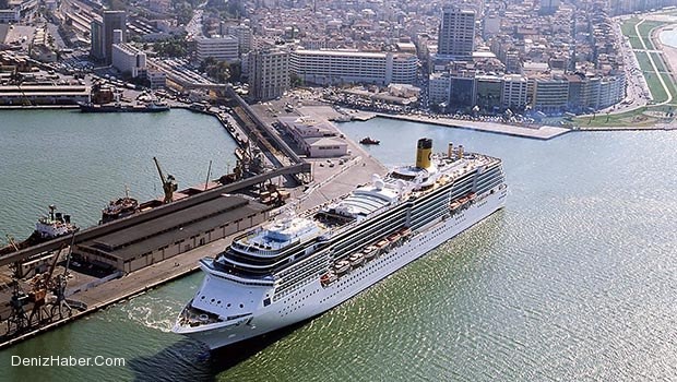 İzmir&#039;e Kruvaziyerle Gelen Turist Sayısında Düşüş Var