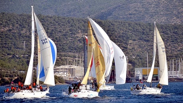 Yelkenler Milta Bodrum Marina Kupası için açıldı
