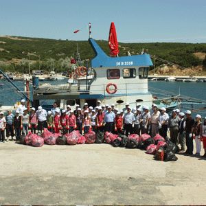 Saros&#039;ta Su Altı ve Çevre Temizliği