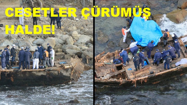 Ceset Dolu Tekneler Tüyler Ürpertti!