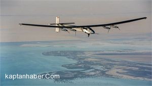 Büyük Okyanus'un üçte birini aştı