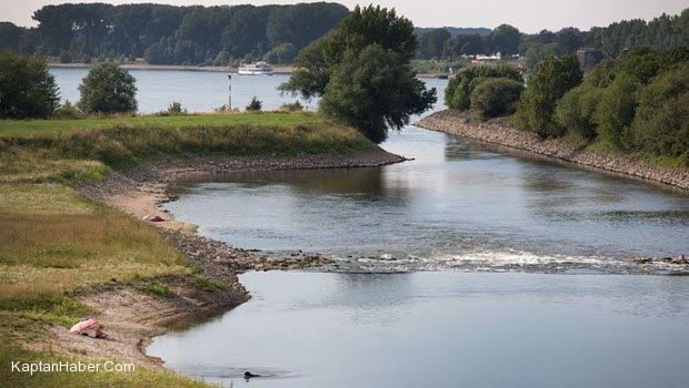 Avrupa'da kuraklık nehirlerde gemi trafiğini vurdu