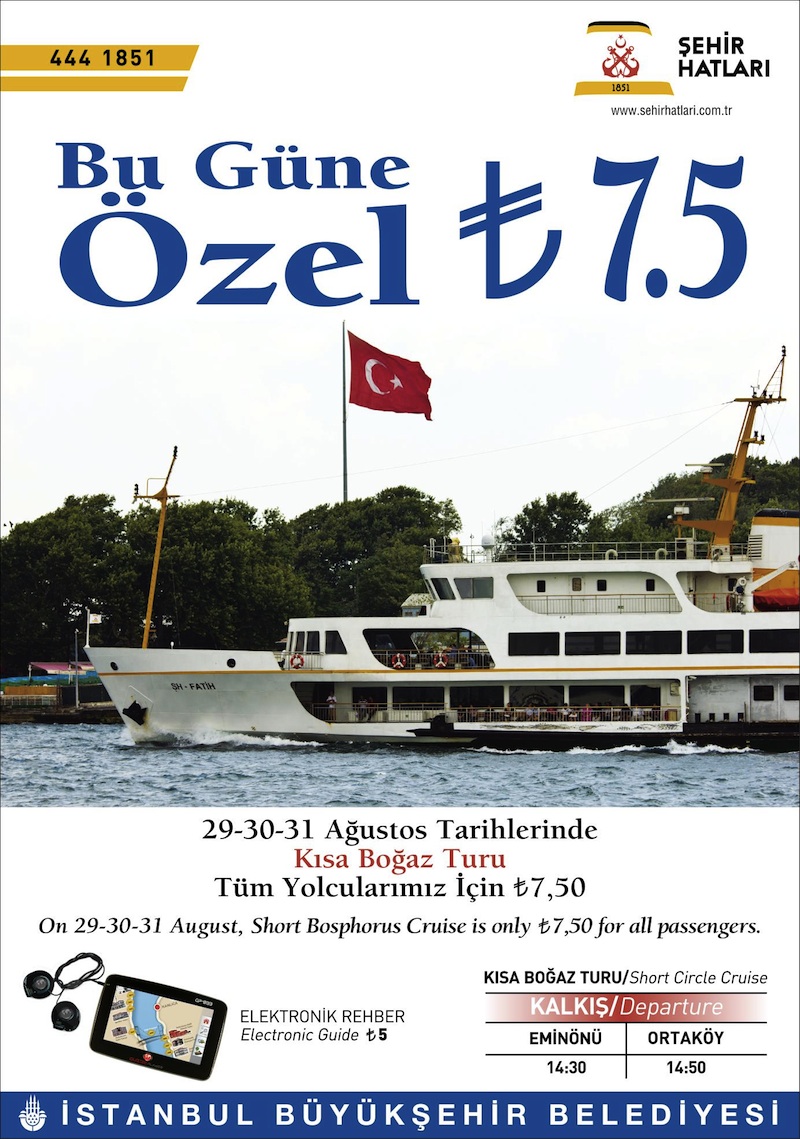 Boğaz Turuna Zafer Bayramı indirimi