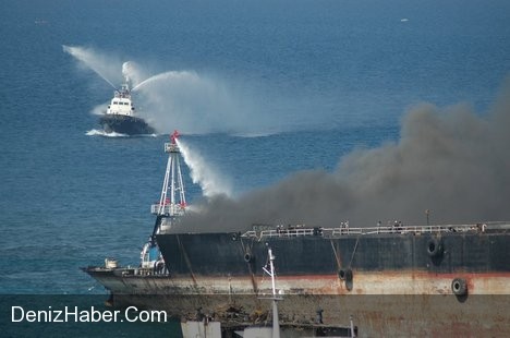 Aliağa Gemi Sökümde Yangın 1 Yaralı