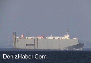 Gemide radyasyonlu Mitsubishi Pajero