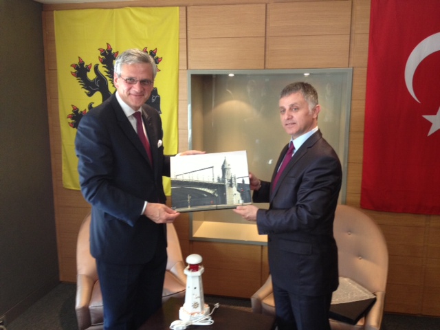 Belçika Ve Türk Denizci Heyetleri Bir Arada