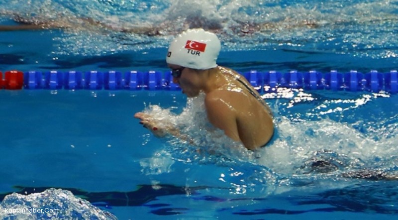 Milli yüzücümüzden altın madalya