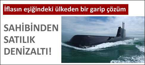 Sahibinden satılık denizaltı!