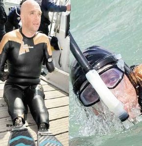 Kolsuz bacaksız Manş denizi&#039;ni geçti