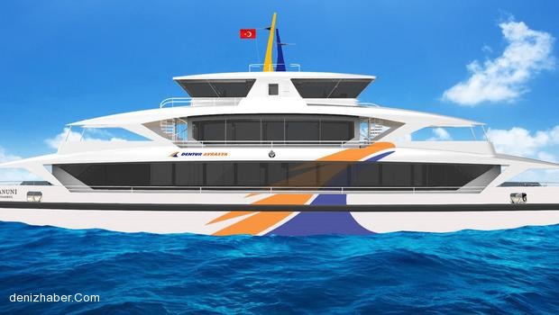 Boğaz’da İzmir Tasarımı Gemiler