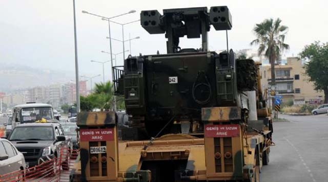 Suriye Sınırına Askeri Sevkiyat