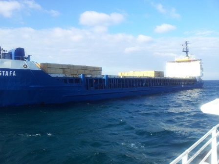 Almostafa Adlı Gemi Karaya Oturdu
