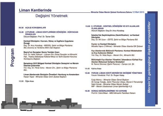 “Liman Kentlerinde Değişimi Yönetmek”
