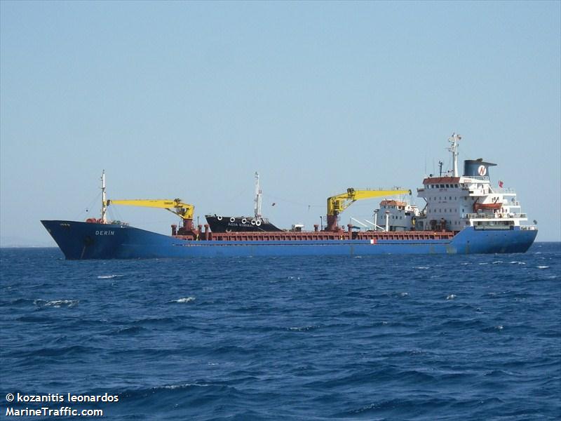 DERİN İsimli Gemide Yangın Çıktı