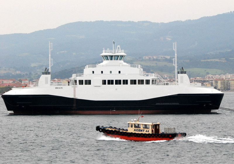 Kabuk Feribot, Boğazdan Geçti