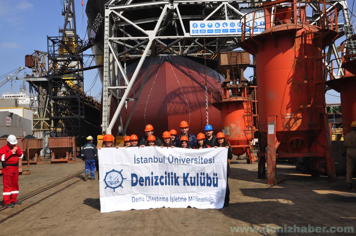 İÜ Denizcilik Kulübü Desan Tersanesindeydi
