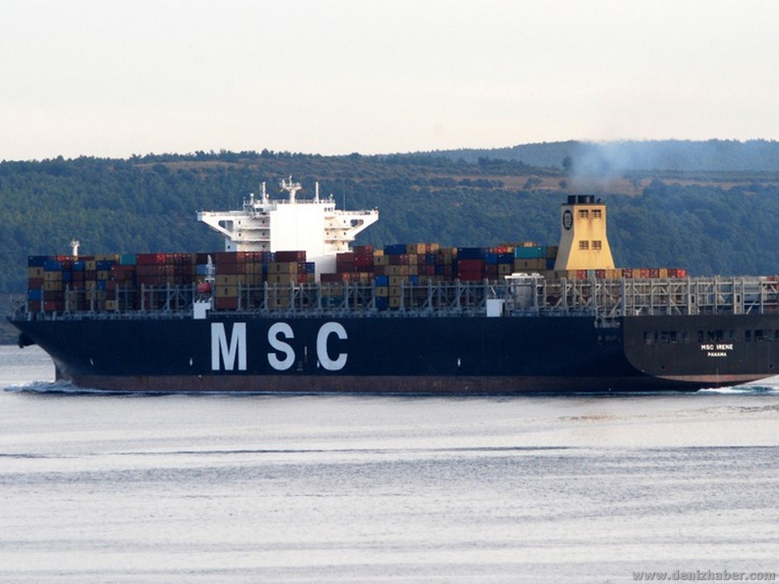 "MSC IRENE" Çanakkale Boğazı'ndan Geçti