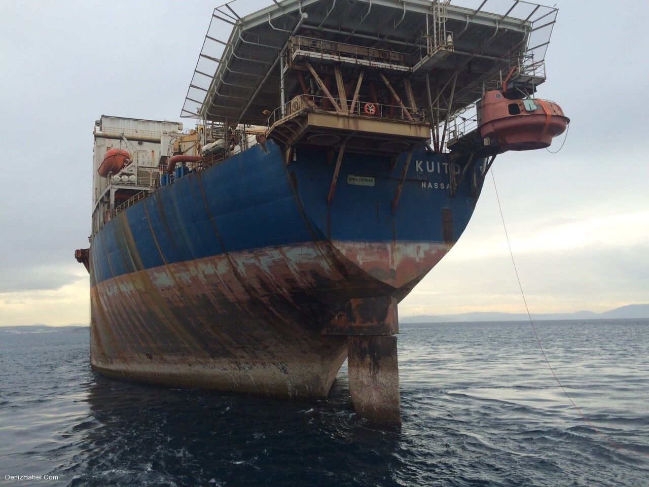 FPSO Kuito, Aliağa&#039;ya Ulaştı