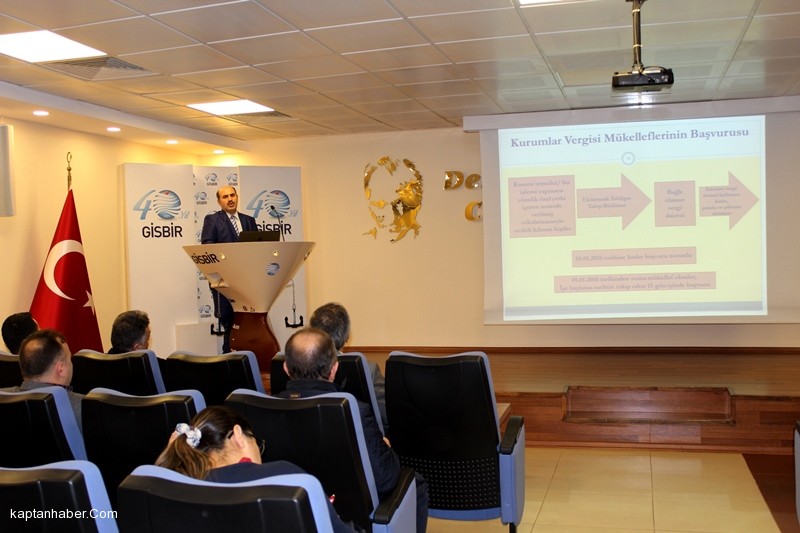 GİSBİR&#039;de E-Tebligat Uygulaması Bilgilendirme Toplantısı