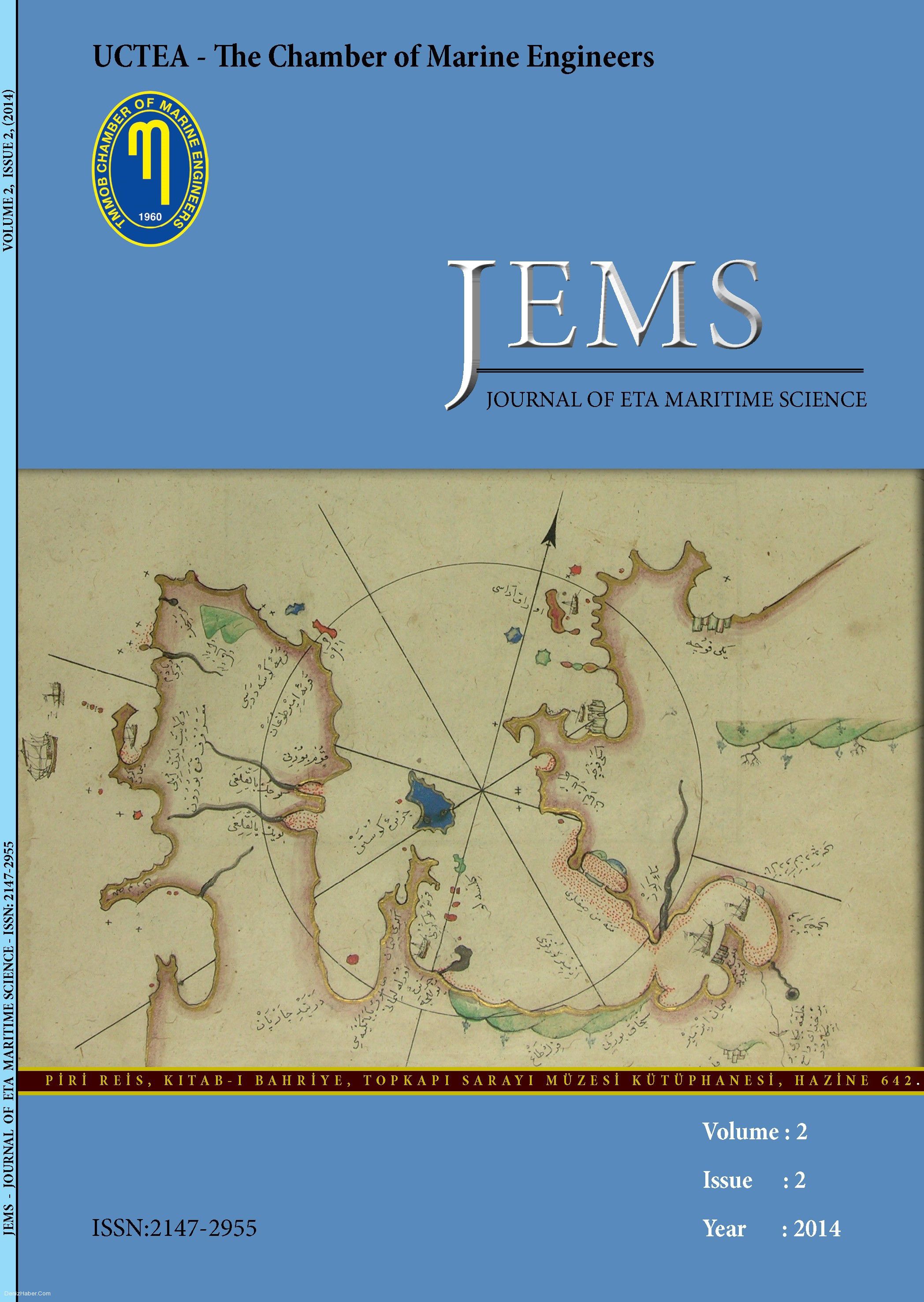 ETA Denizcilik Bilimi Dergisi Internet Ortamında Yayın Hayatına Başladı