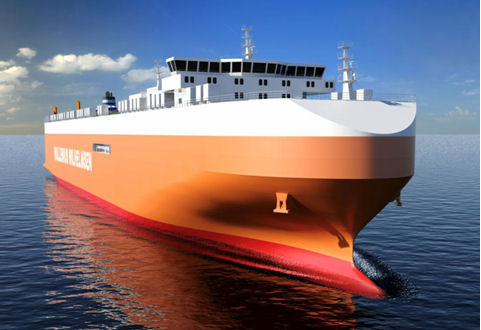 En büyük Ro-Ro gemisi Denizde