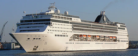 MSC Opera Southampton&#039;da tutuldu!