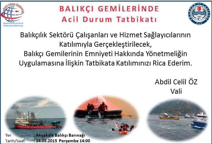 Trabzon Liman Başkanlığı Tatbikat Düzenliyor